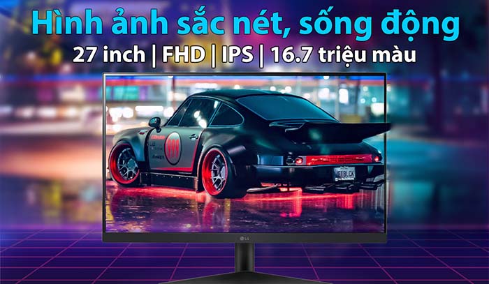 Màn Hình Gaming LG 27GN60R-B IPS Full HD 144Hz